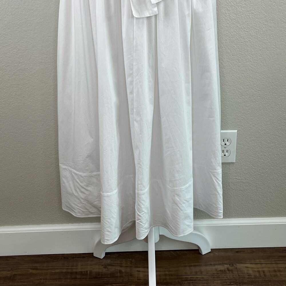 Cinq A Sept White Benita Double Bow Back Sleeveless Crewneck Midi Dress 2 NWOT - Picture 11 of 16